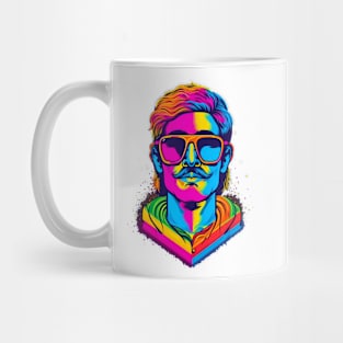 Colourful LGBT design for Pride Month: Anonymous Guy Mug